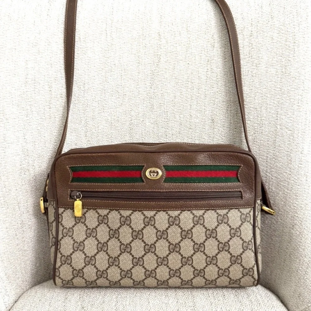Authentic Gucci crossbody bag brown monogram coated canvas - Picture 12 of 12